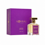 Korbaj Amara Extrait de Parfum 100ml perfume bottle with purple gift box