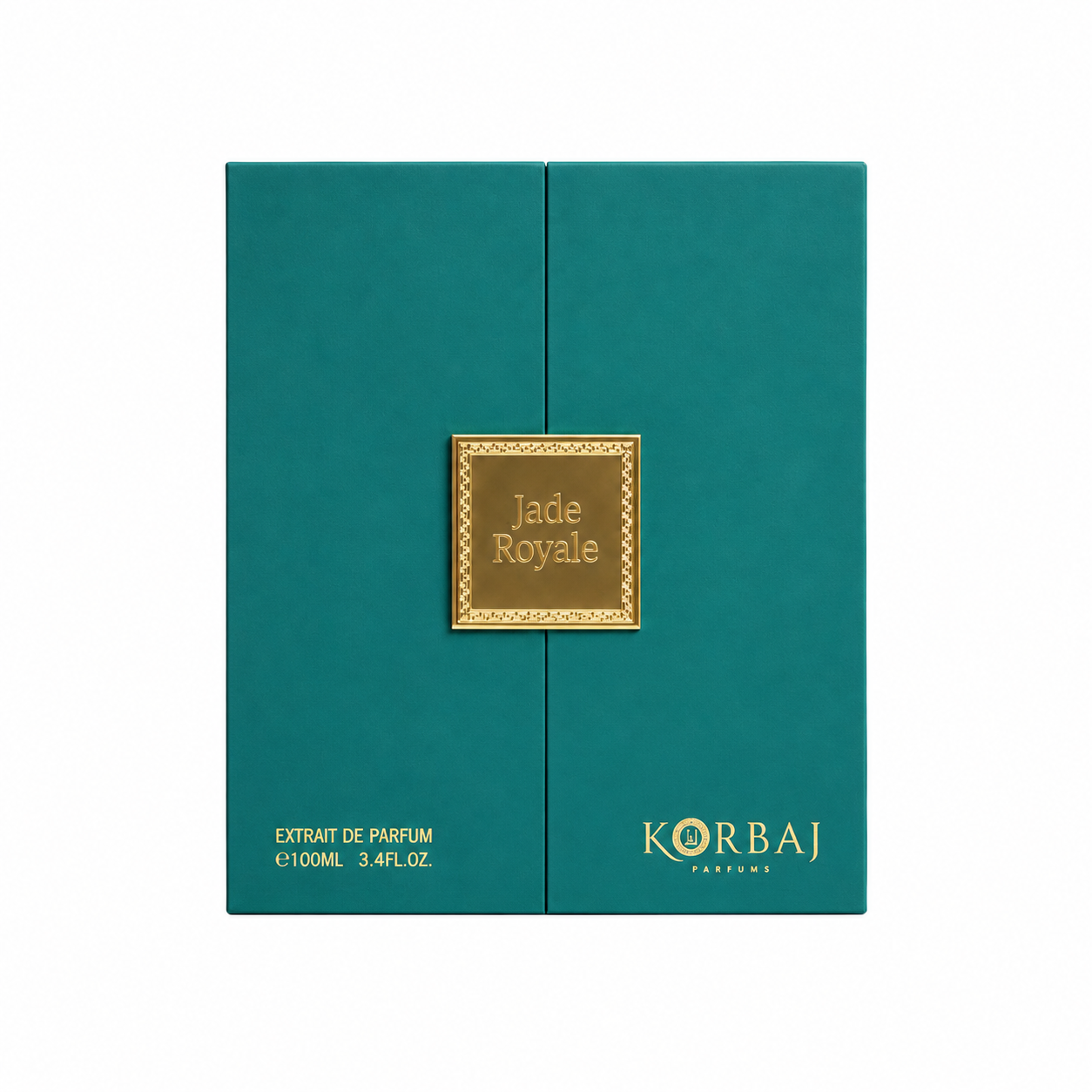 Korbaj Jade Royale Extrait de Parfum 100ml with teal box