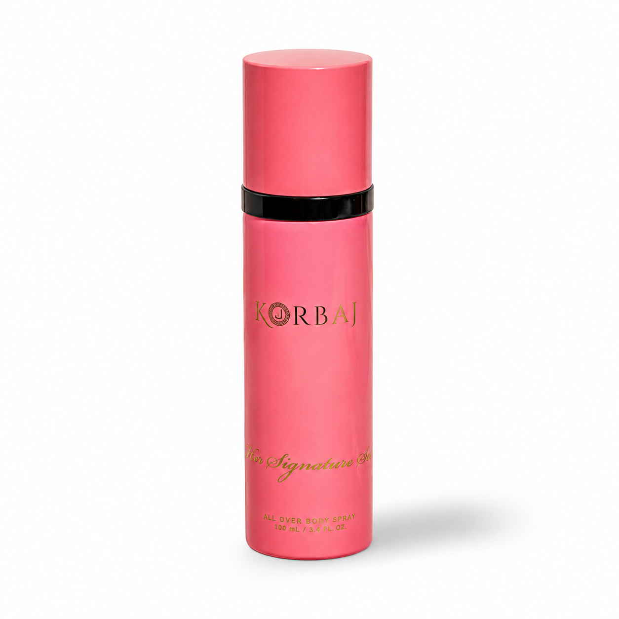 Korbaj Her Signature Set all over body spray 100ml pink bottle